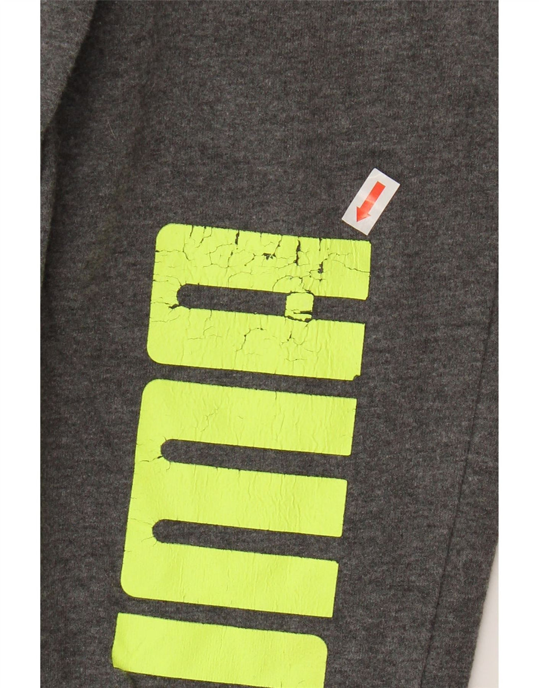 Puma Jungen-Trainingshose mit Grafik, Jogginghose, 14–15 Jahre, Größe L, Grau, Baumwolle