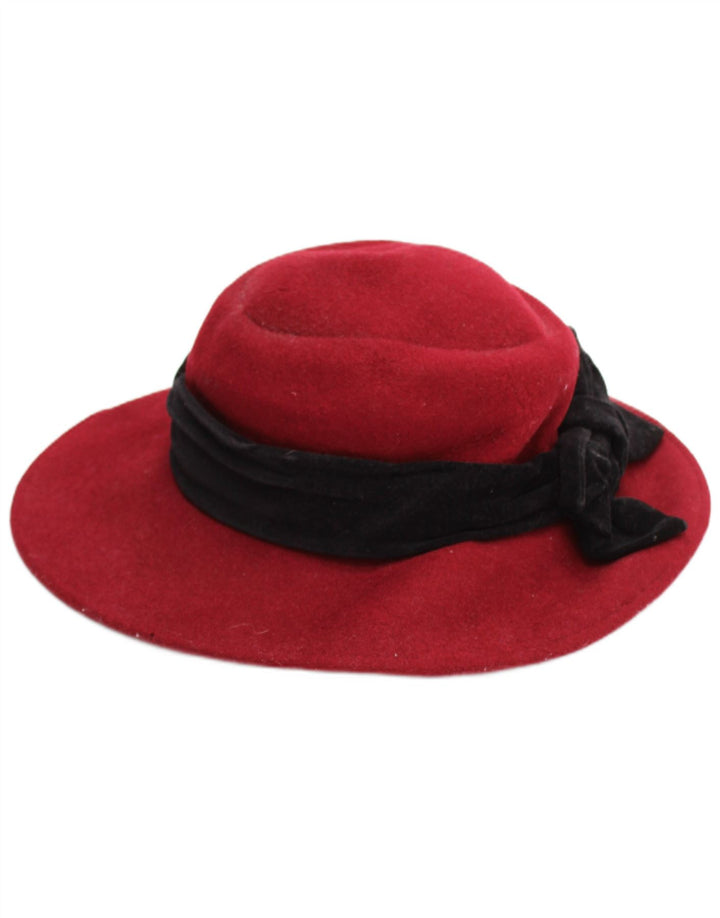 Kangol Damen Fischerhut, klein, aus roter Wolle
