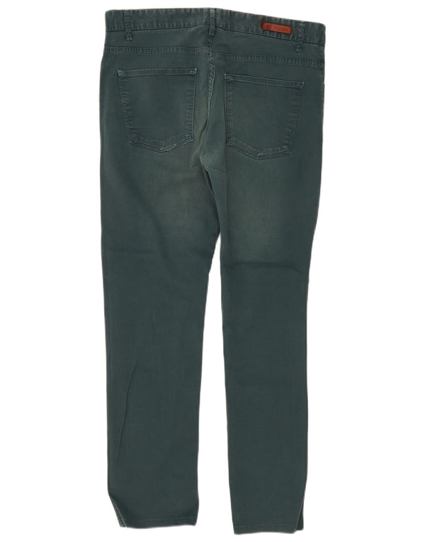 Zara Herren Slim Freizeithose EU 44 Large W34 L31 Grün