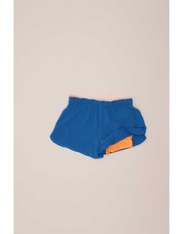 Nike Damen Skort Regular Sport Shorts UK 14 Mittelblau Polyester Sport