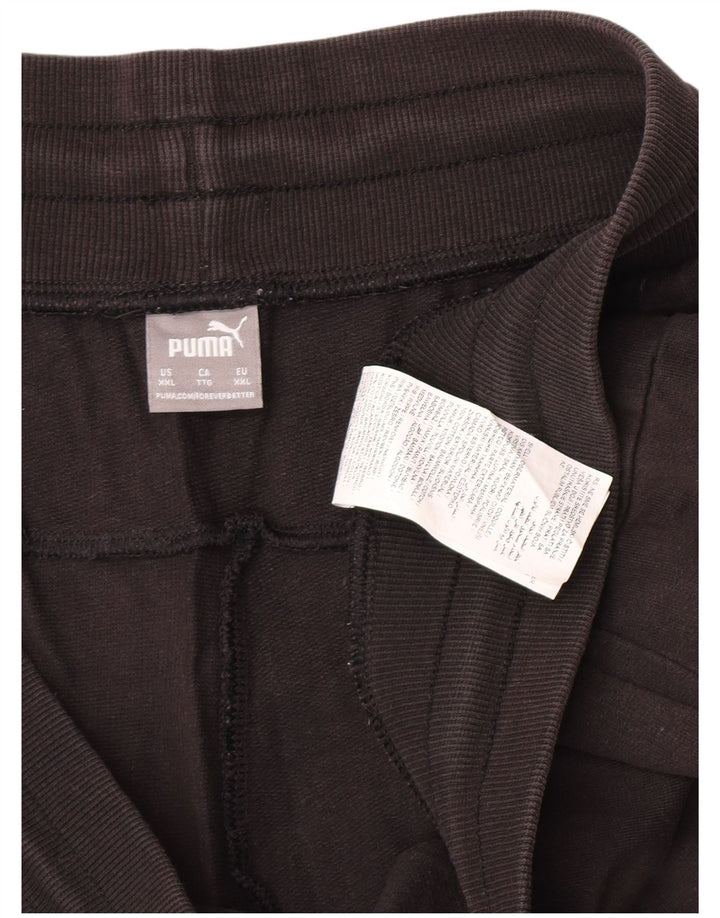 Puma Damen Graphic Sport Shorts 2XL Schwarz Baumwolle