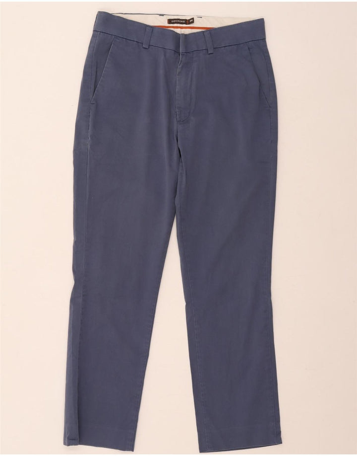 Dockers Slim Chino-Hose für Herren, W31, L27, Blau, Baumwolle
