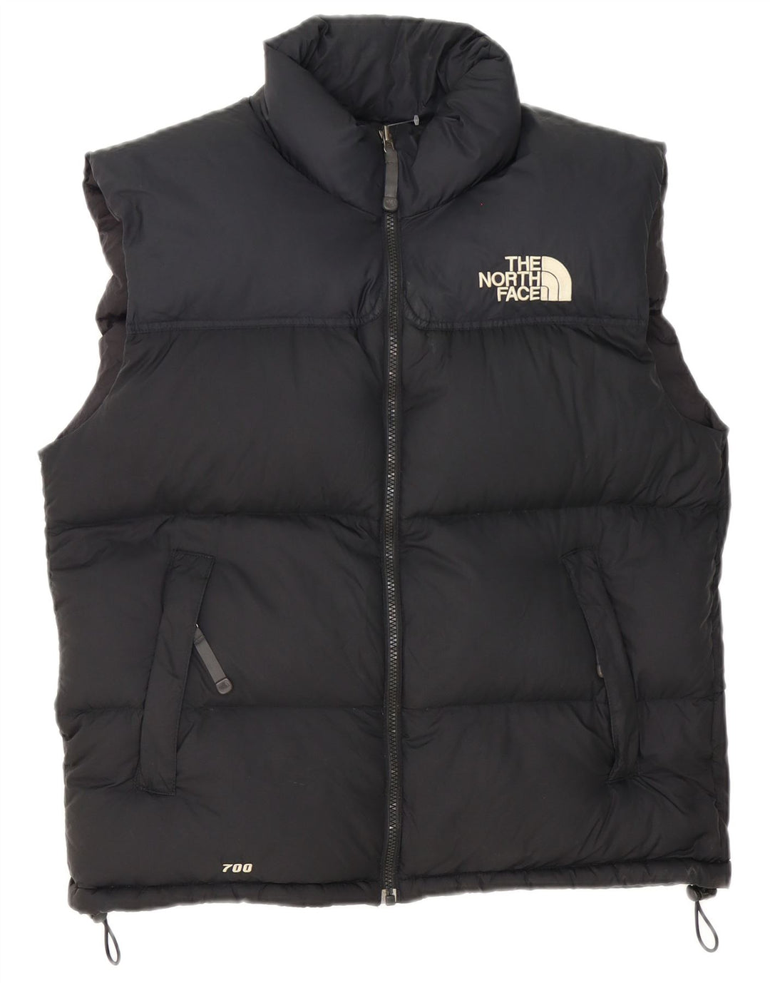 The North Face Herren Wattierte Weste UK 38 Medium Schwarz Polyester