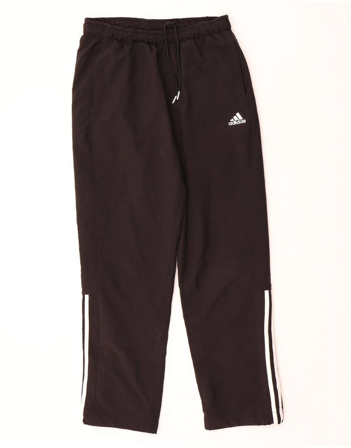 ADIDAS Mens Climalite Tracksuit Trousers Medium Black Polyester