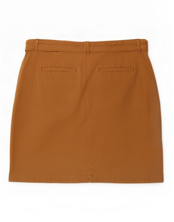 White Stuff Damen Minirock UK 16 Large W36 Beige Baumwolle