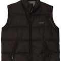 Gas Herren Wattierte Weste UK 40 Large Schwarz Polyamid