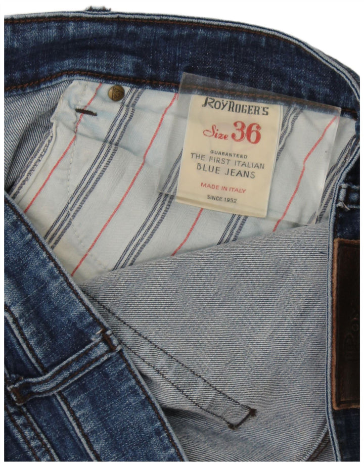 Roy Rogers Damen Slim Jeans W36 L32 Blaue Baumwolle