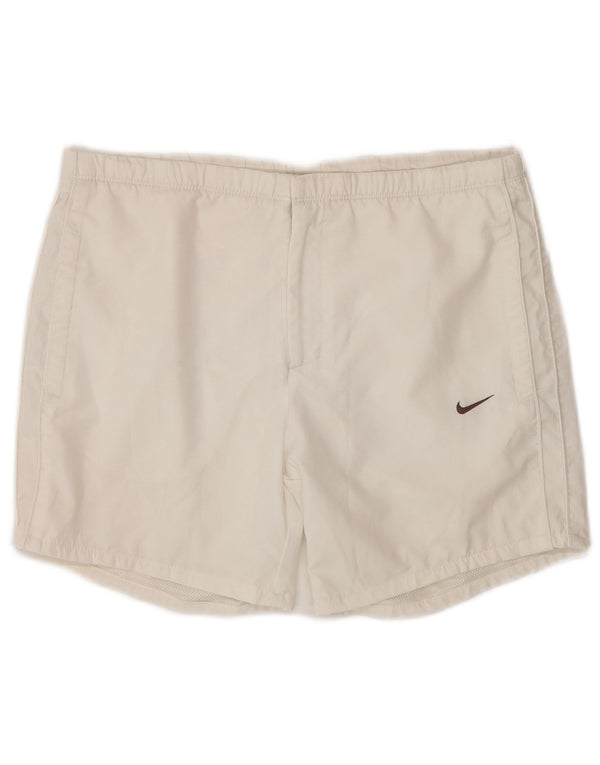 Nike Damen Badeshorts UK 10/12 Medium Weiß