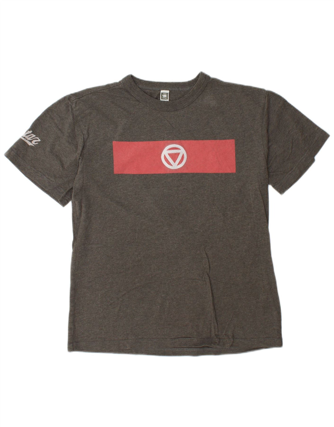 G-Star Raw Herren Grafik-T-Shirt-Oberteil, Größe L, Grau, Baumwolle