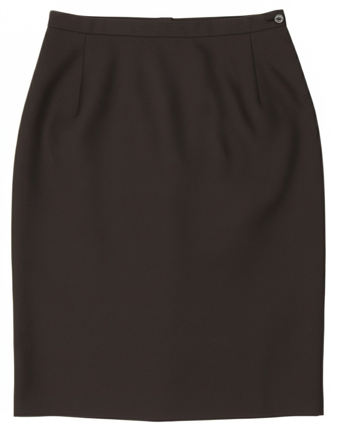 Vintage Damen Bleistiftrock UK 14 Medium W28 Schwarz Polyester