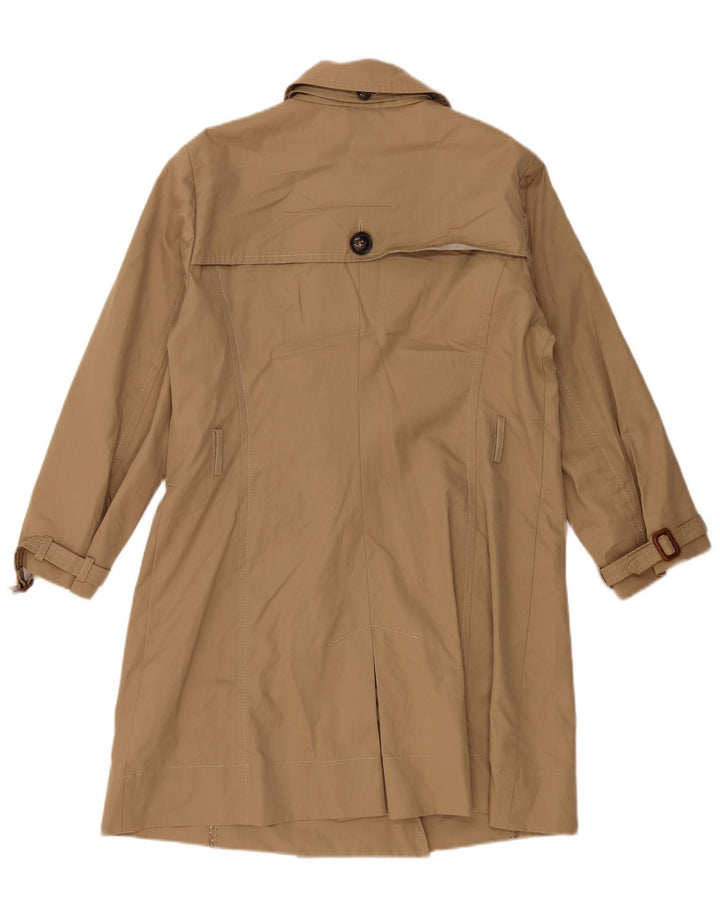 Max Mara Damen Weekend Trenchcoat UK 18 XL Beige Baumwolle