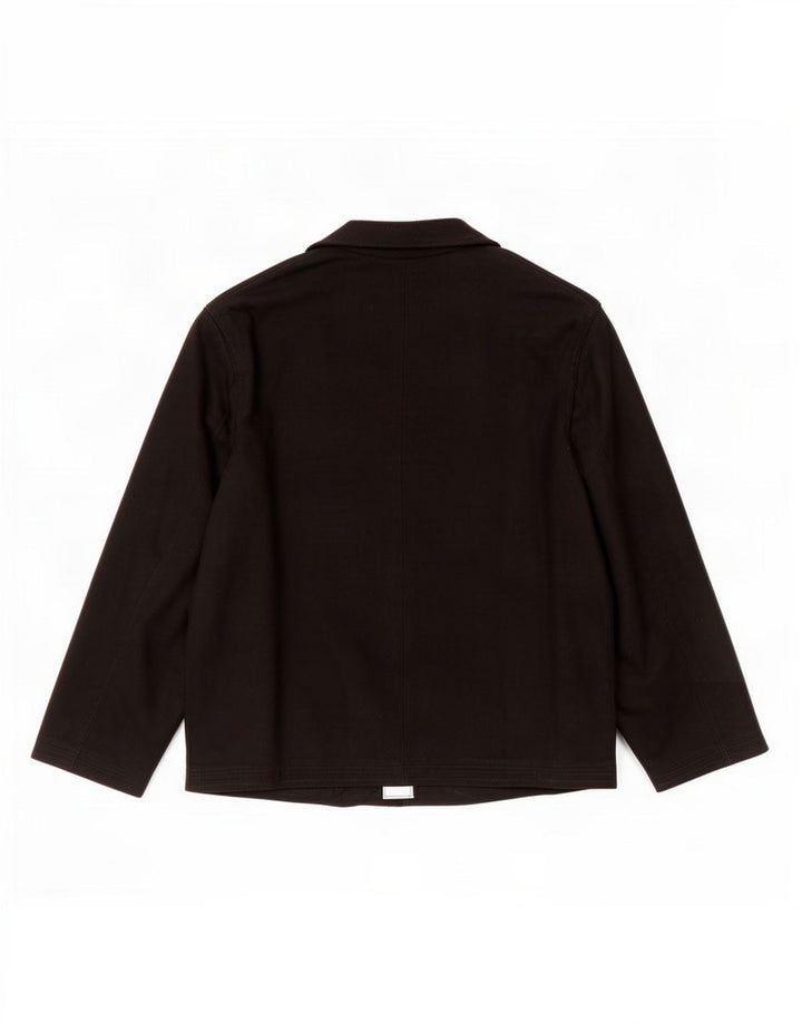 Aventura Damen-Blazer mit 1 Knopf, übergroß, Größe IT 44, mittelschwarz