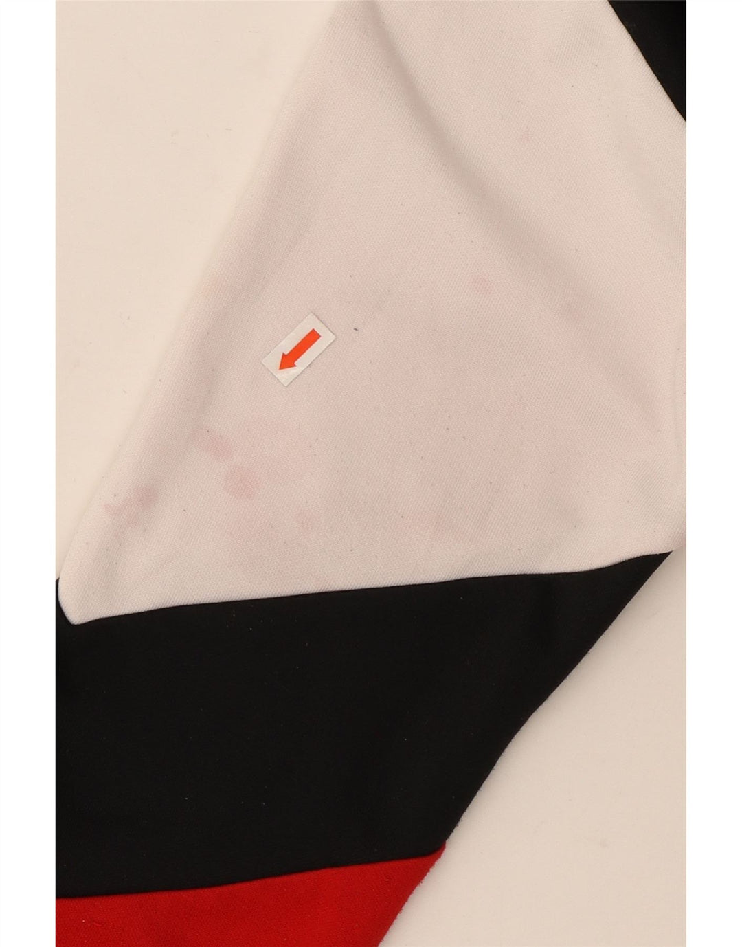 Nike Herren-Trainingsanzug-Oberteil, Jacke, groß, rotes Farbblock-Polyester