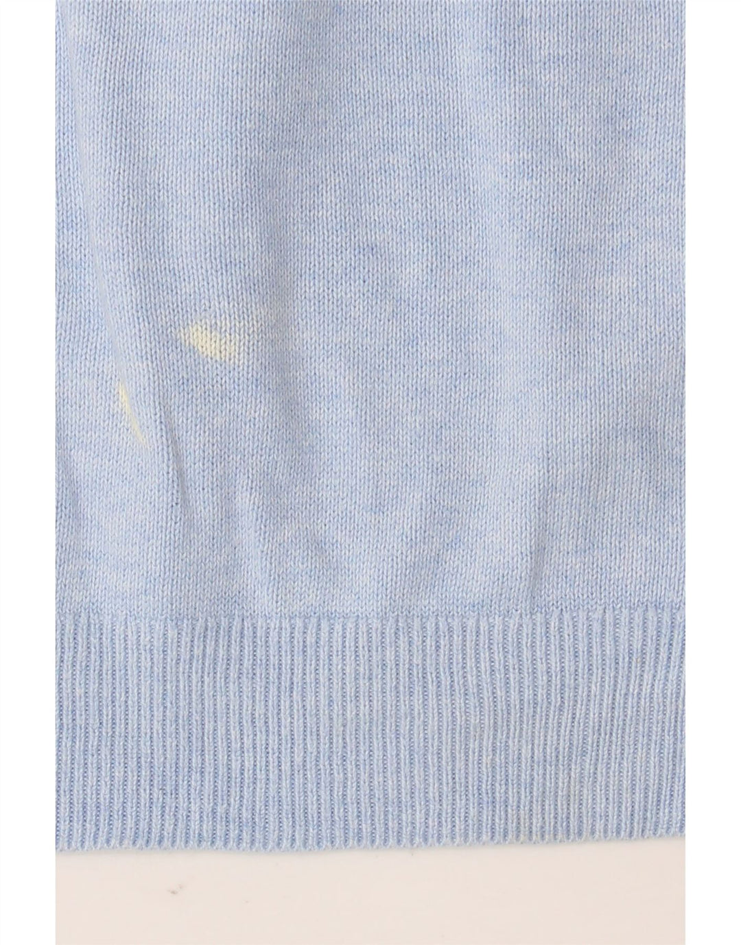 Marks & Spencer Herren-Pullover mit V-Ausschnitt, groß, aus blauer Baumwolle