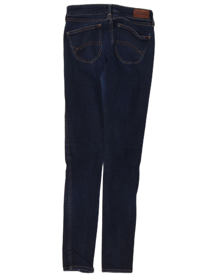TOMMY HILFIGER Damen Skinny Jeans W27 L32 Marineblau Baumwolle