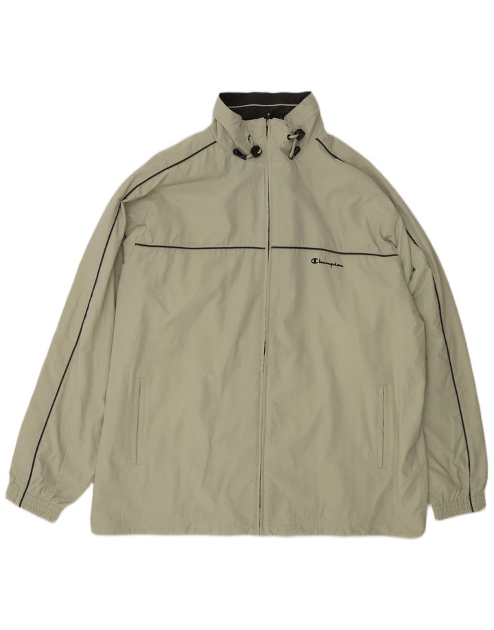 CHAMPION Herren-Trainingsanzug-Top-Jacke XL, grünes Polyester