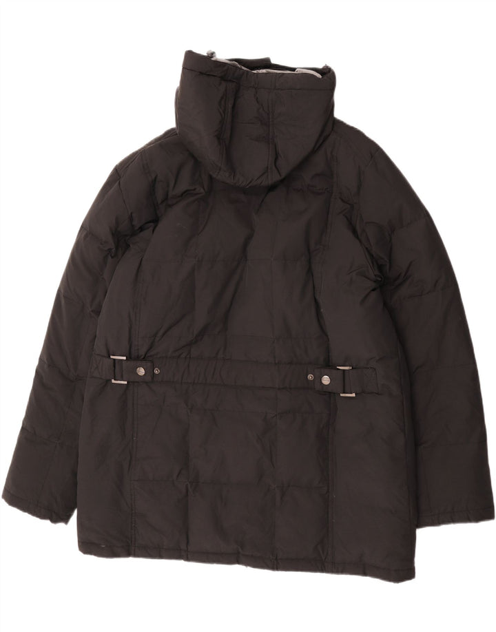 Ivy Oxford gepolsterte Herrenjacke mit Kapuze IT 54 2XL Schwarz Polyamid