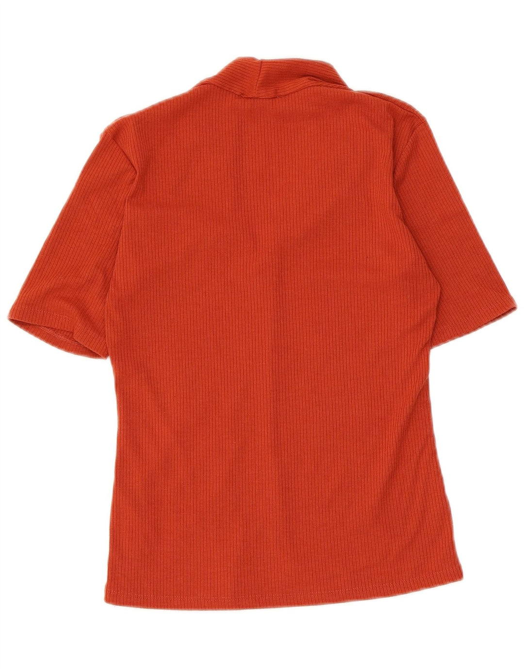 Zara Damen Bluse Top UK 8 Small Orange