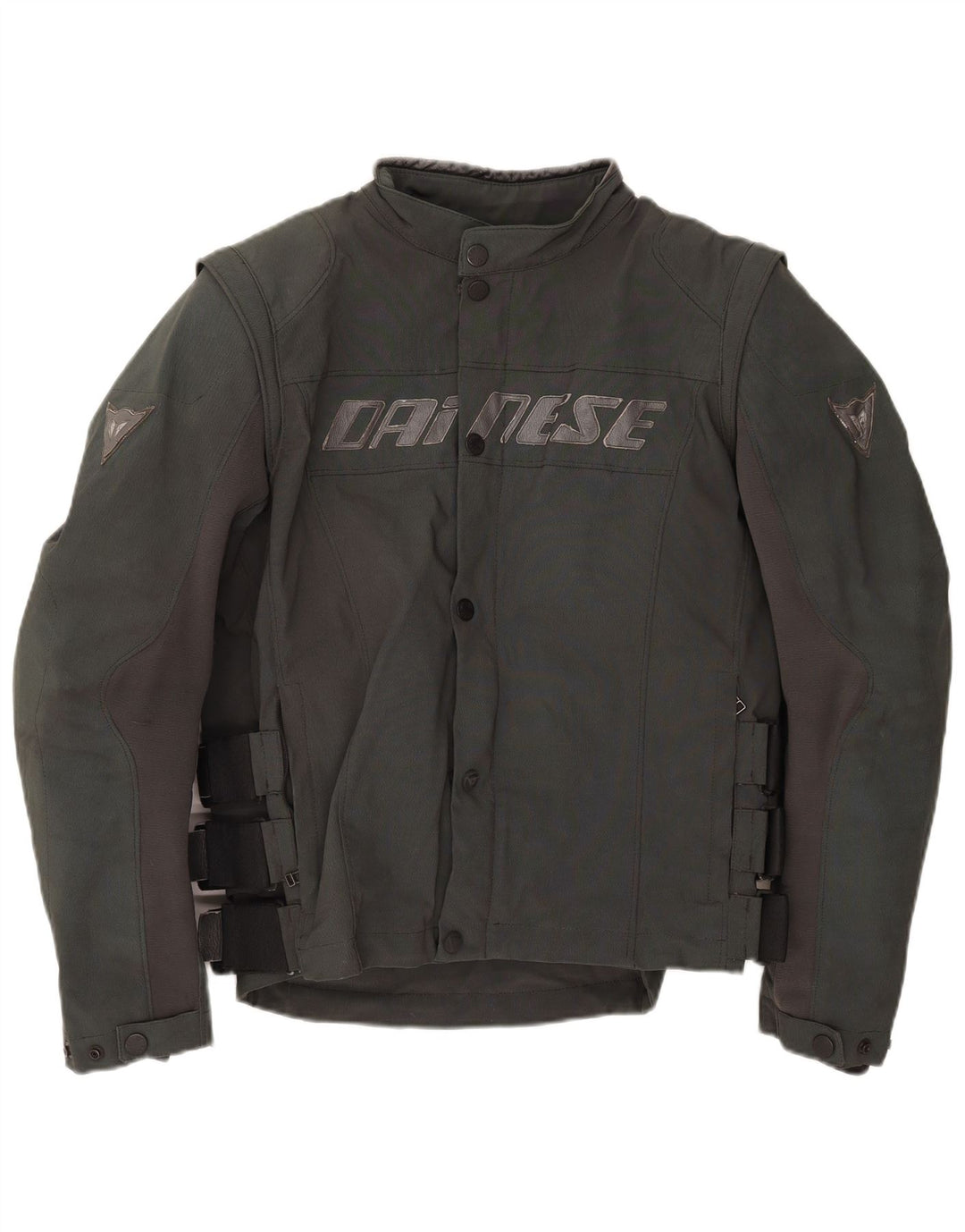 Dainese Herren Graphic Racer Jacke IT 52 Großes graues Colourblock-Nylon