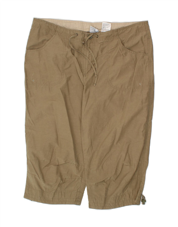 COLUMBIA Womens Bermuda Shorts Large W34 L18 Beige Cotton Vintage Columbia and Second-Hand Columbia from Messina Hembry 