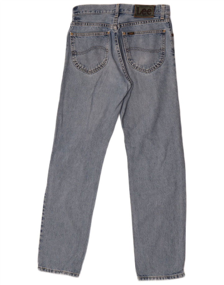 Lee Herren Brooklyn Straight Jeans W30 L32 Blaue Baumwolle