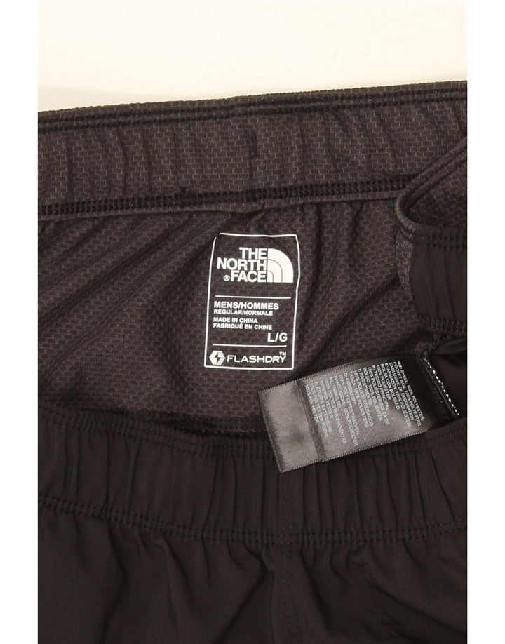 THE NORTH FACE Herren-Sportshorts, groß, schwarzes Farbblock-Polyester