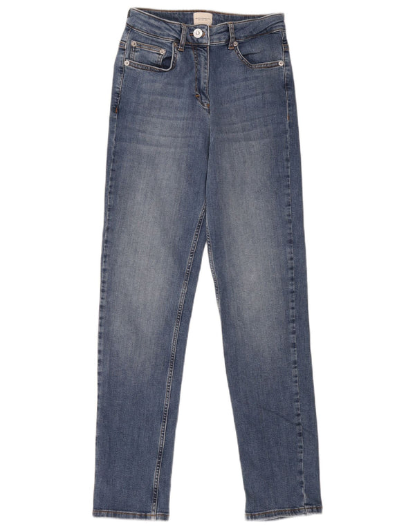 French Connection Damen Slim Jeans UK 6 XS W26 L29 Blaue Baumwolle