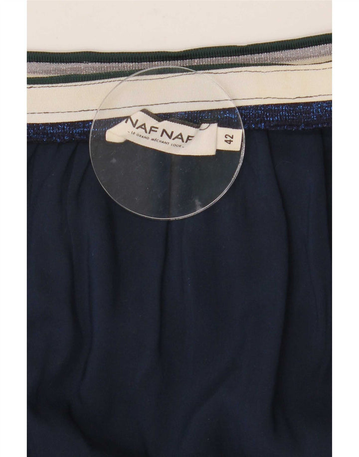 Naf Damen-A-Linien-Rock IT 42 Medium W30 Mehrfarbig geblümt