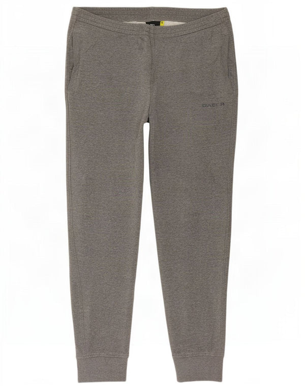 Diadora Herren-Trainingshose, Jogginghose, XL, grau meliert, Baumwolle