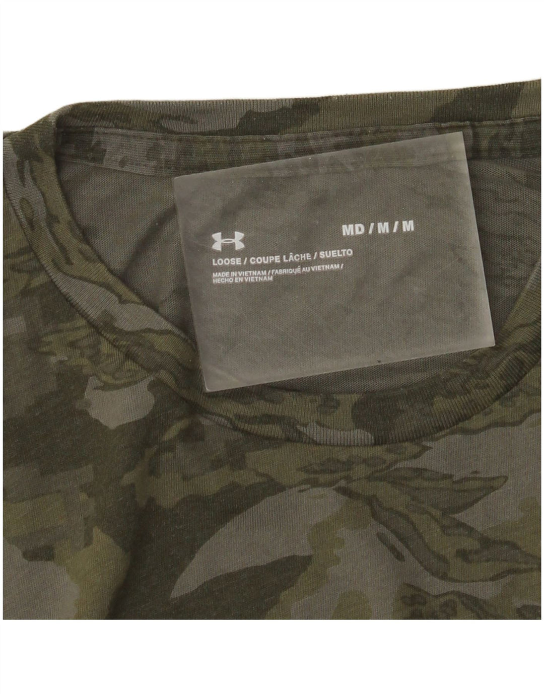 Under Armour Herren T-Shirt Top Mittelgrüne Tarnung