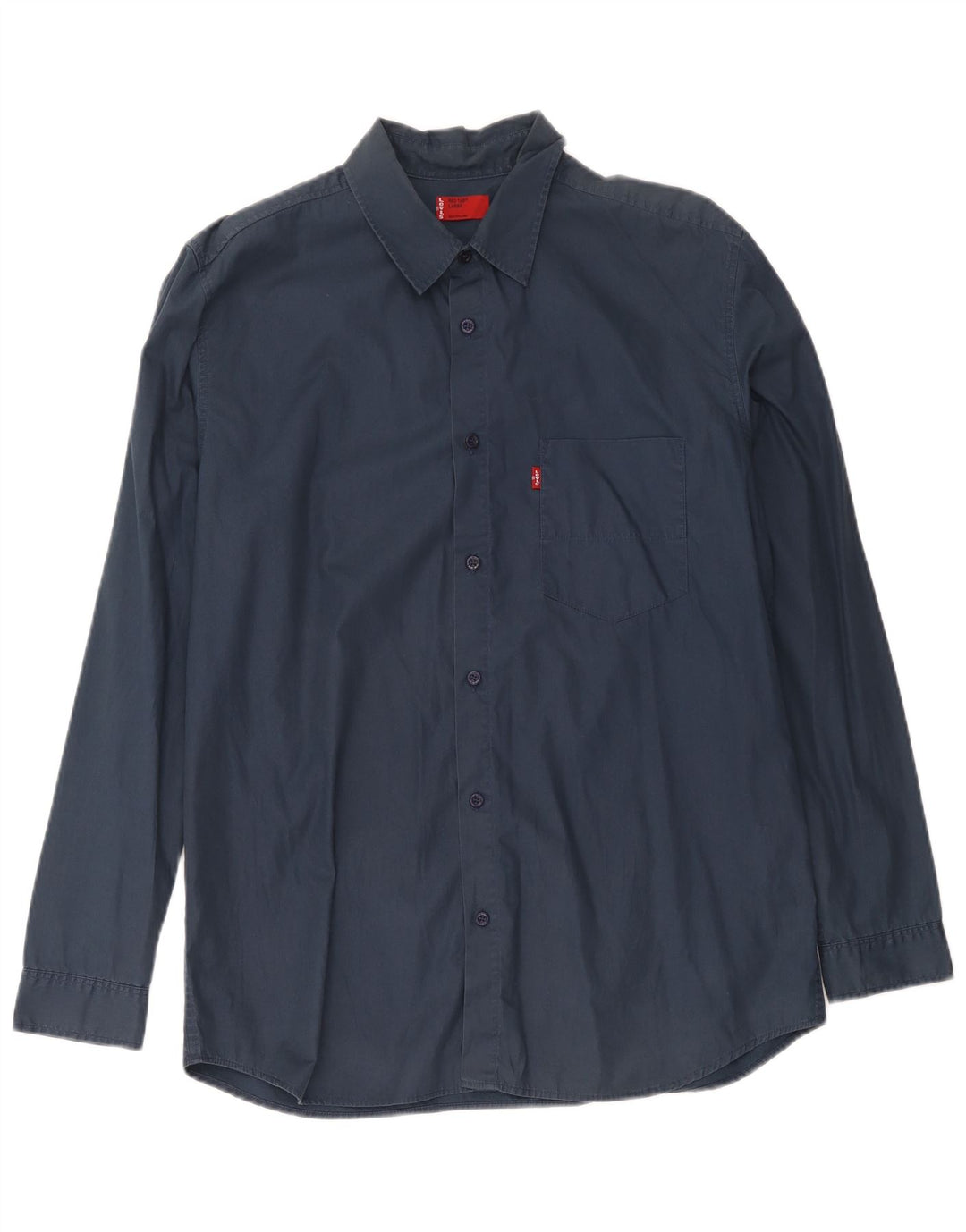 Levi's Herren-Hemd, groß, marineblau, Baumwolle