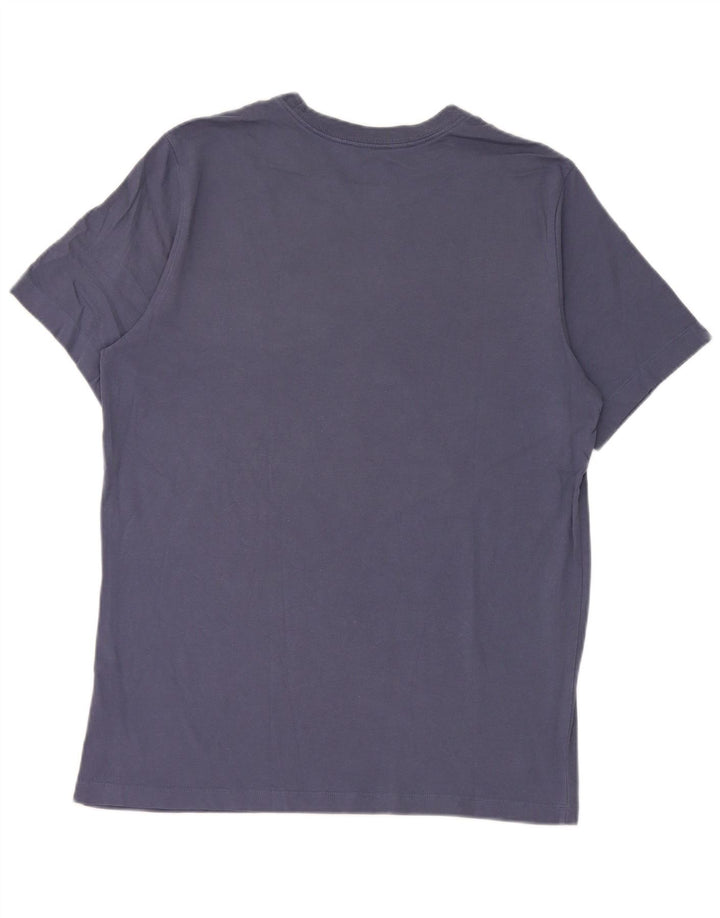 Nike Herren Inter Mailand Grafik-T-Shirt aus mittelblauer Baumwolle