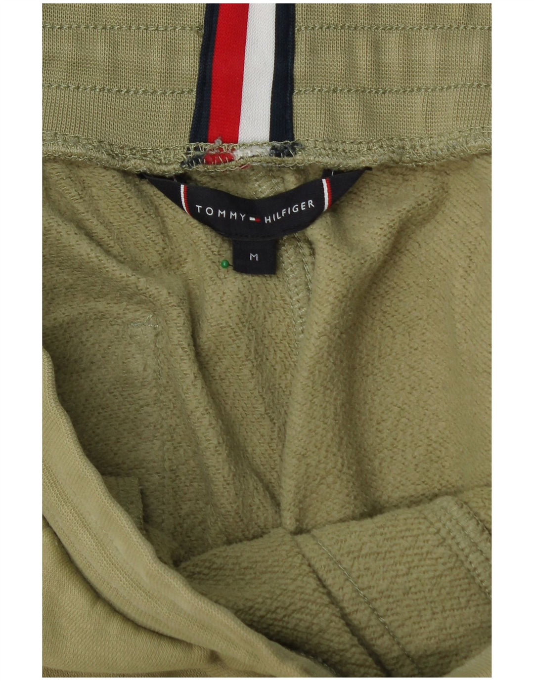 TOMMY HILFIGER Herren-Trainingsanzug mit Grafik, Jogginghose, Mittelgrün