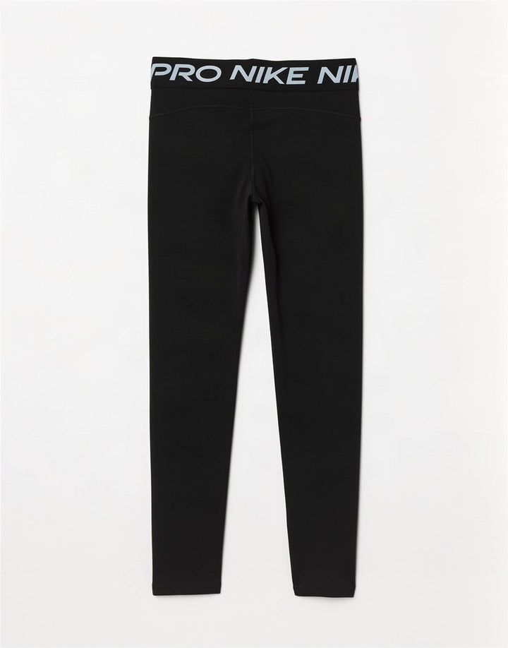 Nike Damen Dri Fit Graphic Leggings UK 14 Large Schwarz