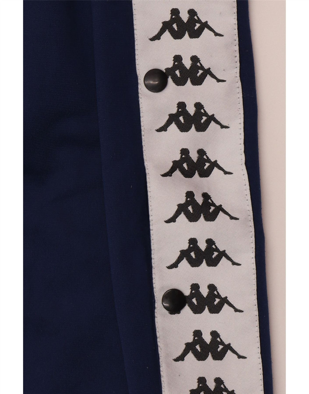 KAPPA Herren-Trainingshose mit Grafik, 2XL, Marineblau, Farbblock-Polyester