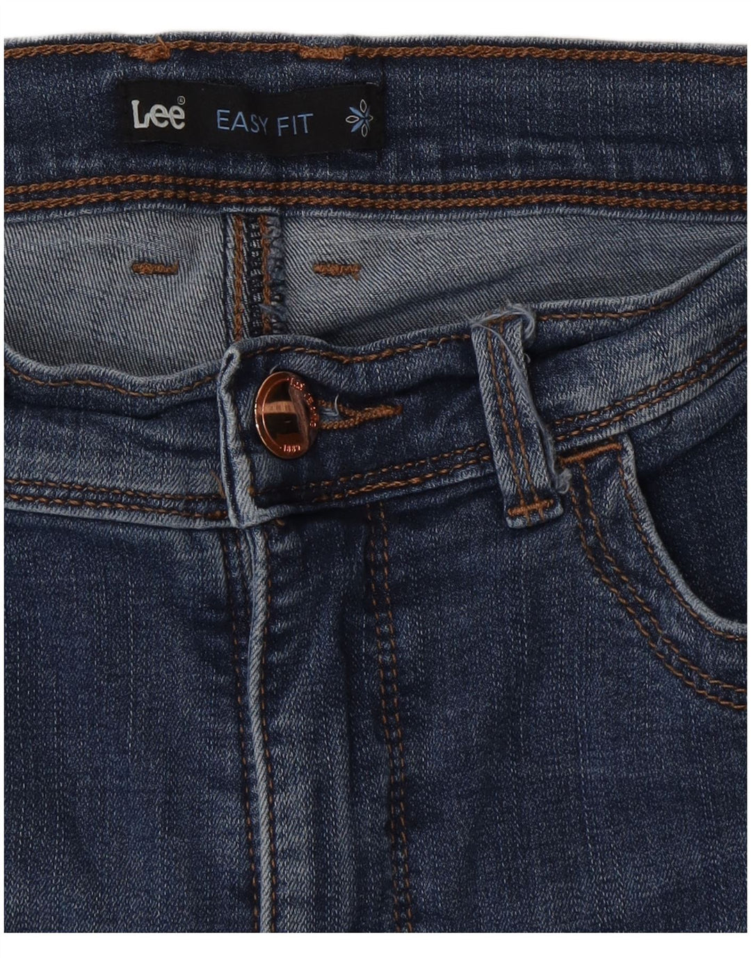 Lee Damen Capri-Jeans US 10 Large W30 L23 Blaue Baumwolle