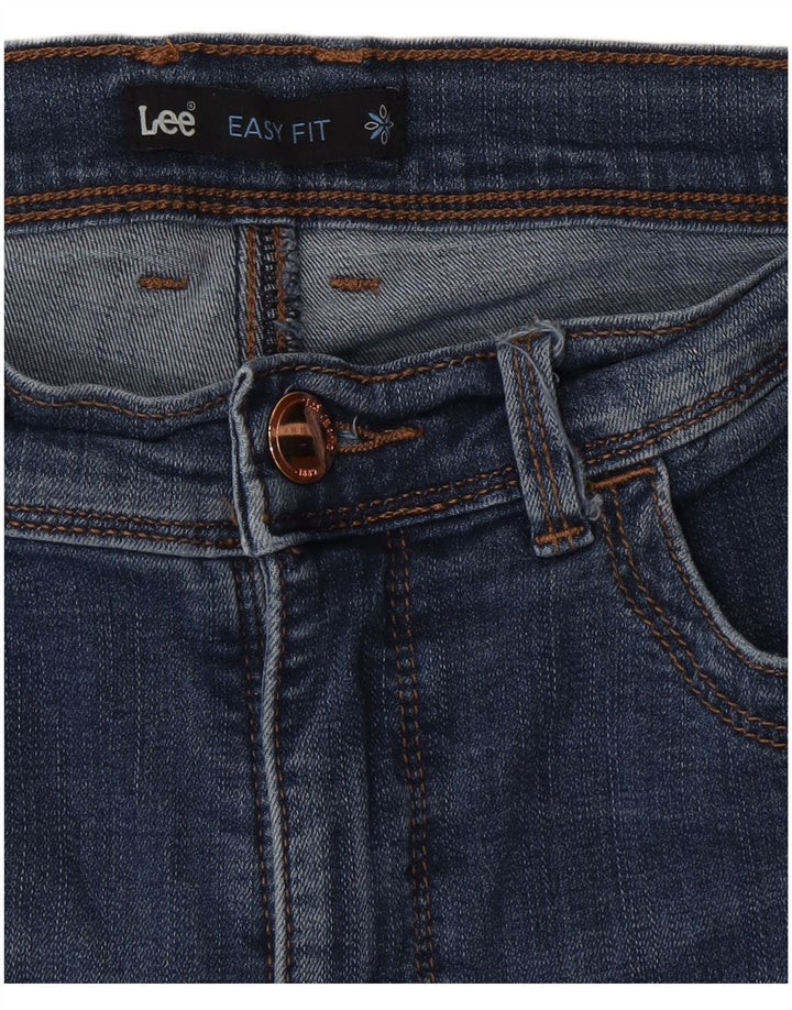 Lee Damen Capri-Jeans US 10 Large W30 L23 Blaue Baumwolle