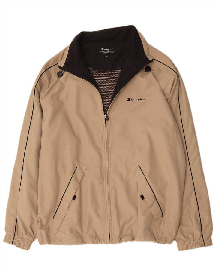 Champion Herren-Trainingsanzugoberteil aus mittelbeigem Polyester