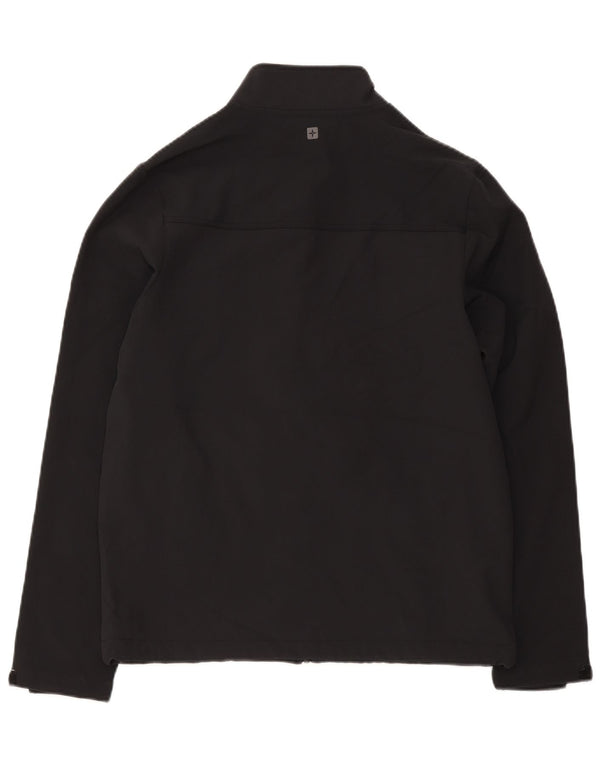 Mountain Warehouse Herren-Windbreaker-Jacke mit Grafik, UK 38, Mittelschwarz