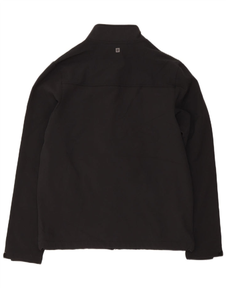 Mountain Warehouse Herren-Windbreaker-Jacke mit Grafik, UK 38, Mittelschwarz