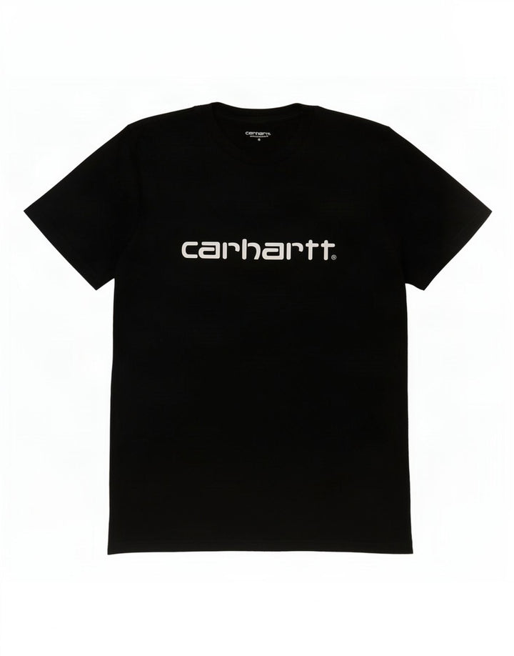 Carhartt Herren Graphic T-Shirt Top Small Schwarz Baumwolle
