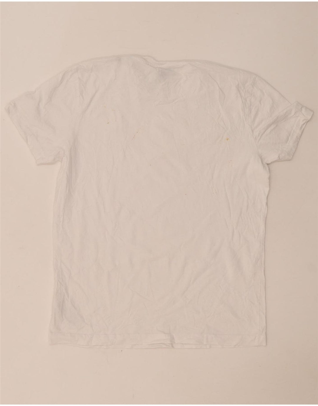 Diesel Herren T-Shirt Top Große weiße Baumwolle