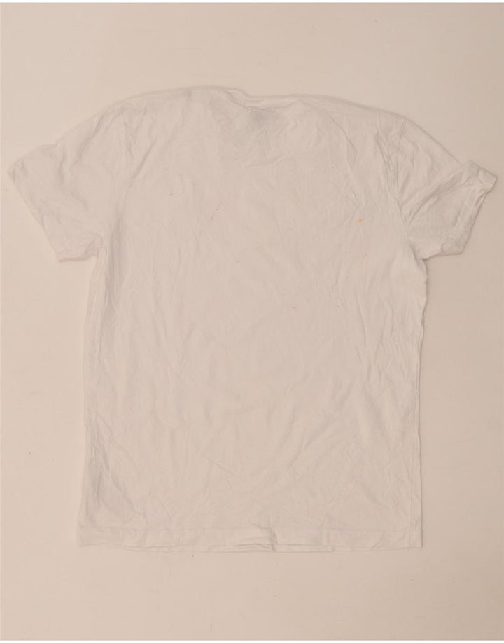 Diesel Herren T-Shirt Top Große weiße Baumwolle