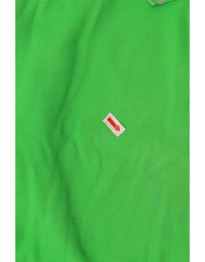 Lotto Herren-Poloshirt, groß, grüne Baumwolle