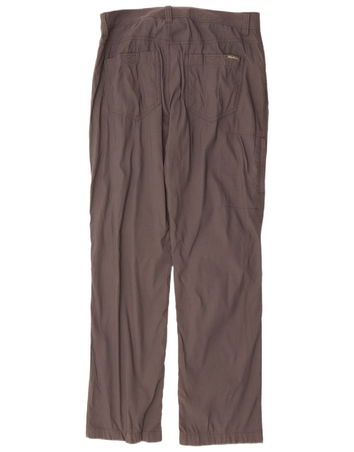 EDDIE BAUER Herren gerade Cargohose W32 L32 Grau