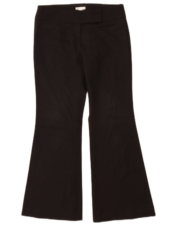 Topshop Damen Petite Flare Anzughose UK 8 Small W26 L29 Schwarz