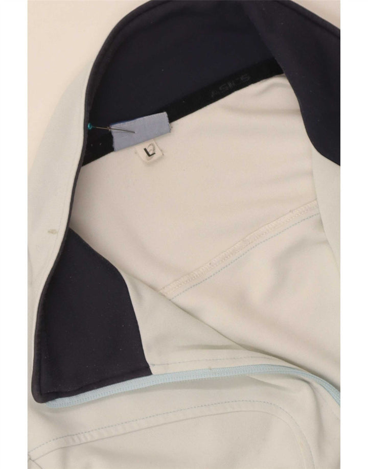 Asics Damen Trainingsanzug Top Jacke UK 14 Large Blau