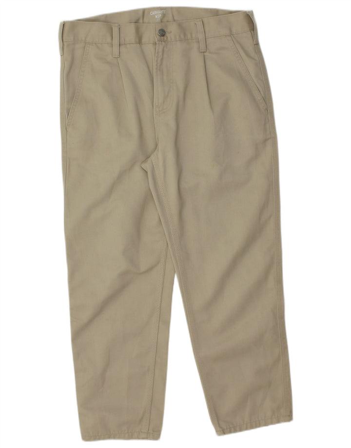 Carhartt Herren Slim Chino-Hose W31 L25 Beige Polyester