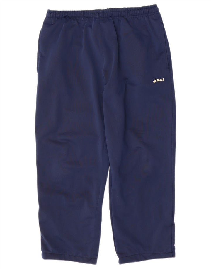 Asics Herren-Trainingsanzug-Hose, groß, marineblau, Polyester