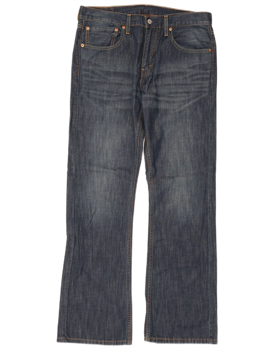 LEVI'S Herren 527 Bootcut Jeans W34 L32 Blaue Baumwolle